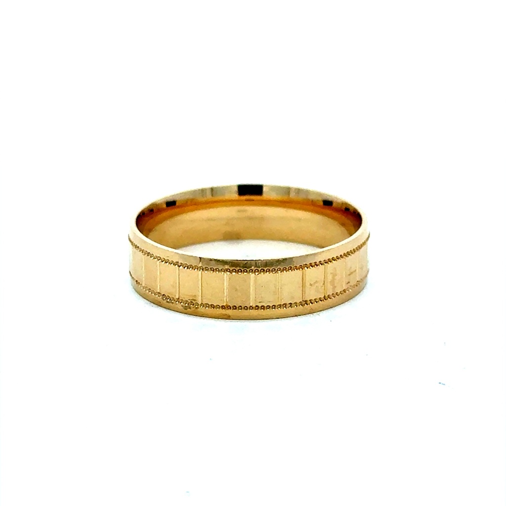 Ring Men’s Wedding Band 11.5 6mm 10K