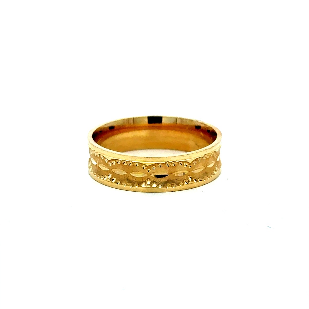 Ring Men’s Wedding Band 9.5 6mm 10K