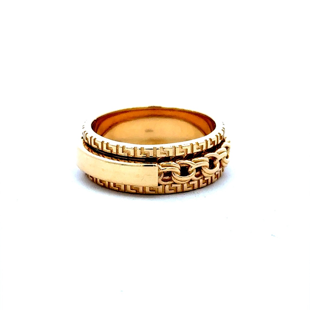 Ring Men’s Wedding Band 9.5 7.5mm 14K