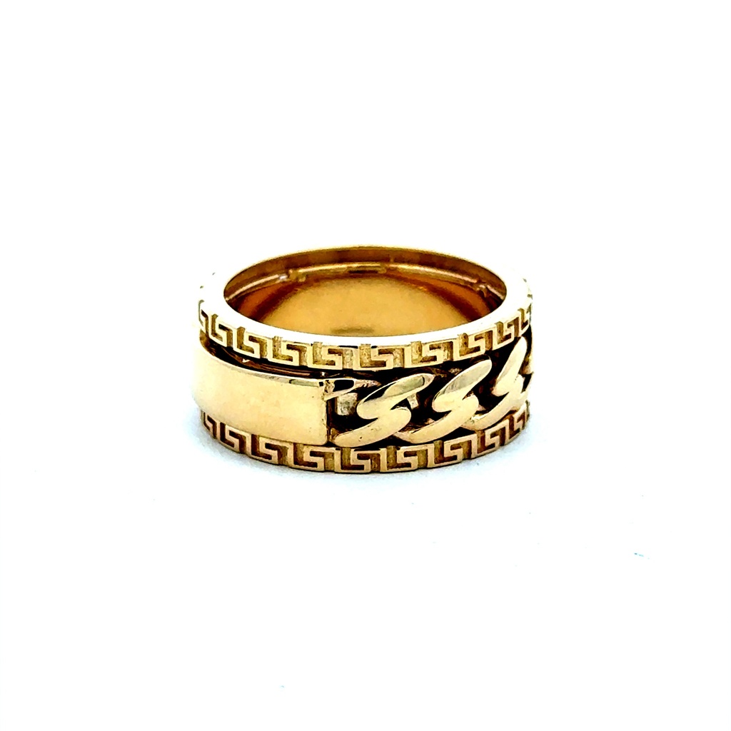 Ring Men’s Wedding Band 9.5 9mm 14K