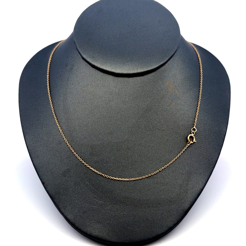 Chain Boston 0.5mm 18" 14K