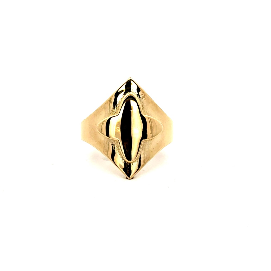 Ring Women's Bold Oversized 7 2.5mm 10K