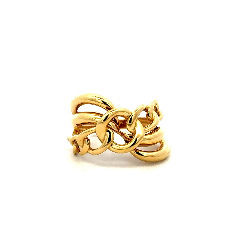 Ring Women's Bold Oversized 7.5 2.5mm 10K