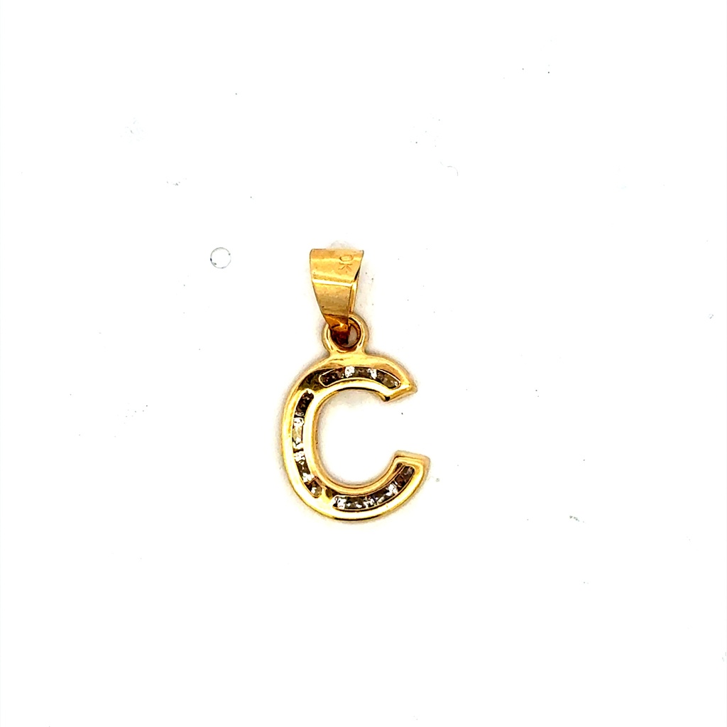 Pendant ’So Cute’ Initial C 20.5 10K