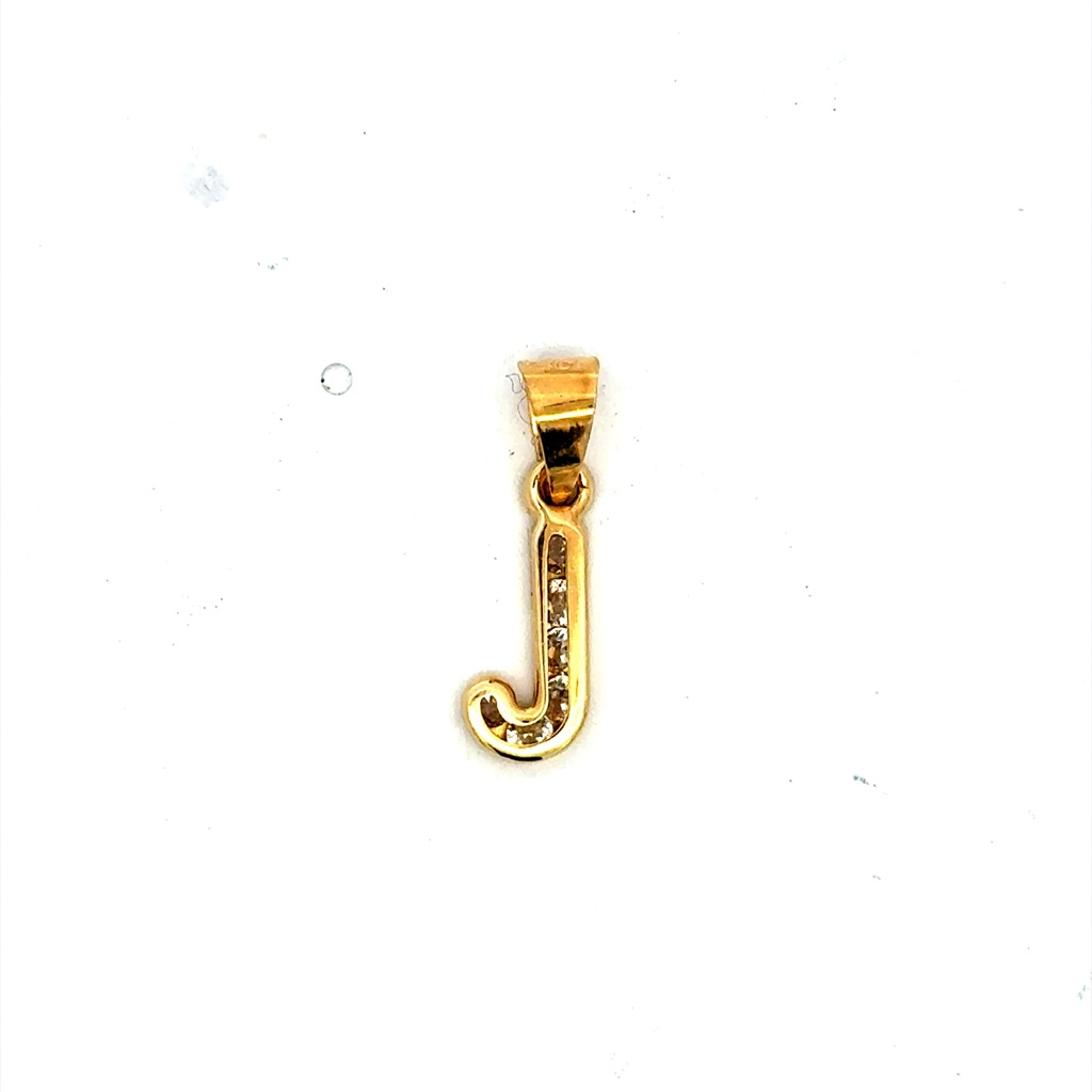 Pendant ’So Cute’ Initial J 20.5 10K