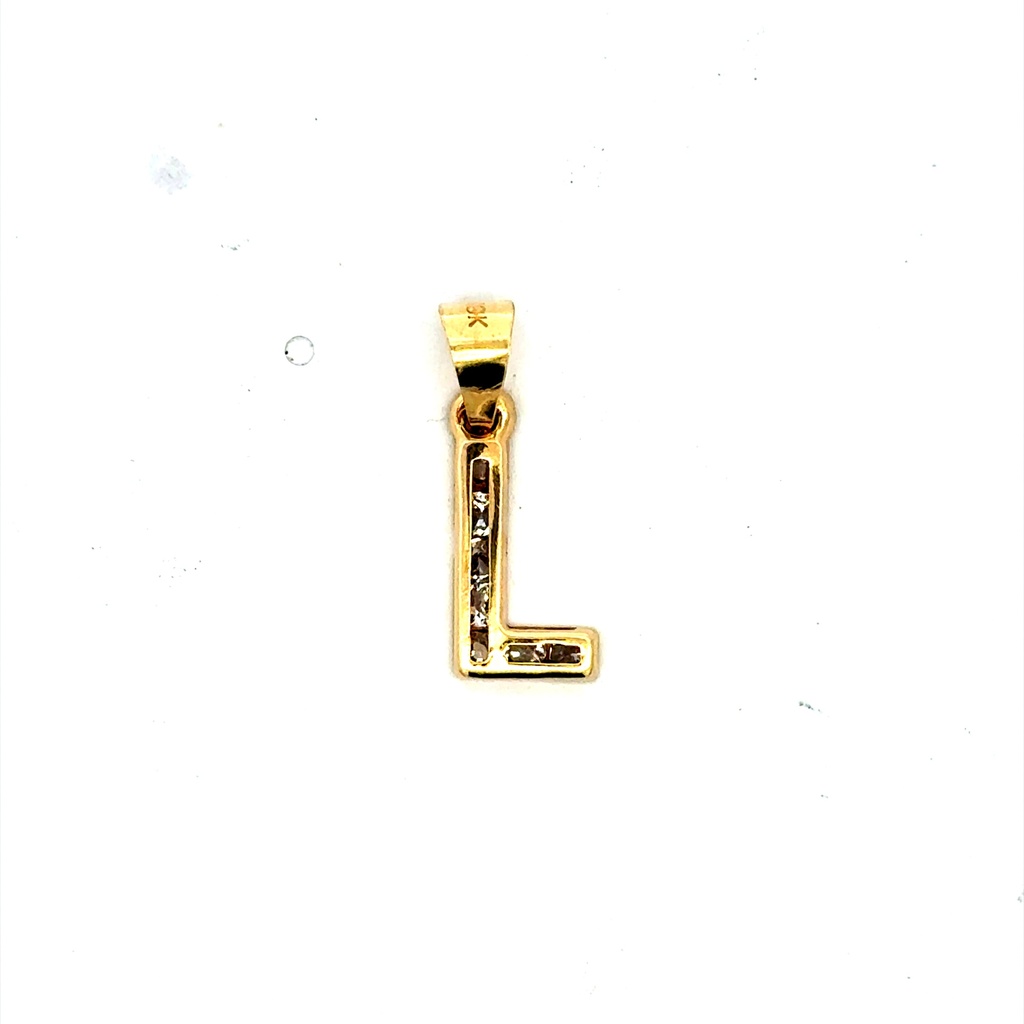 Pendant ’So Cute’ Initial L 20.5 10K
