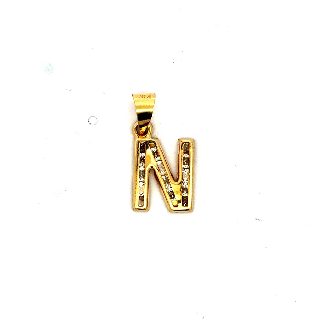 Pendant ’So Cute’ Initial N 20.5 10K