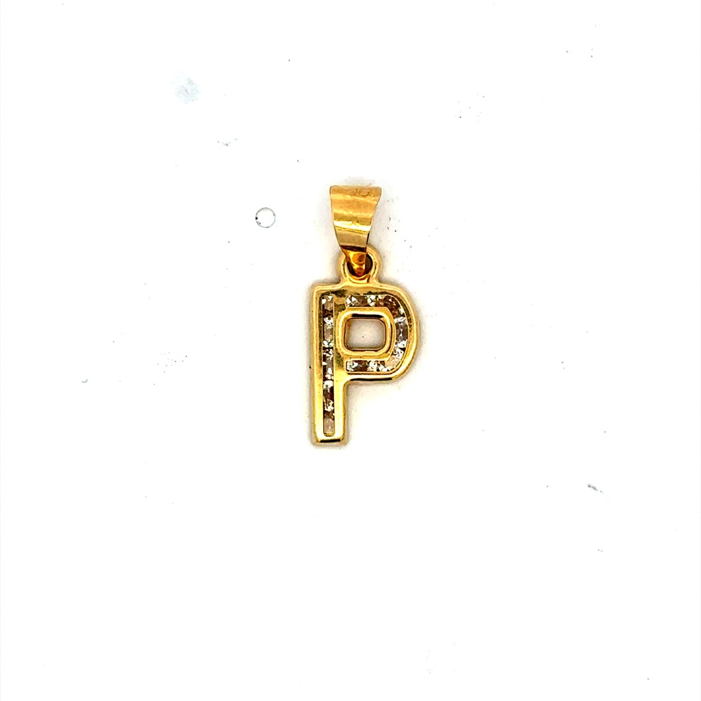 Pendant ’So Cute’ Initial P 20.5 10K