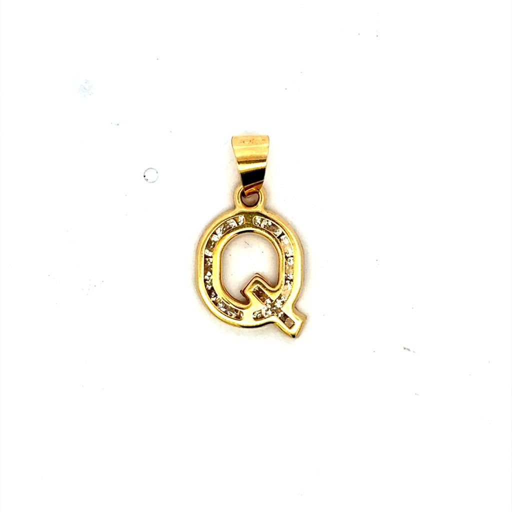 Pendant ’So Cute’ Initial Q 20.5 10K