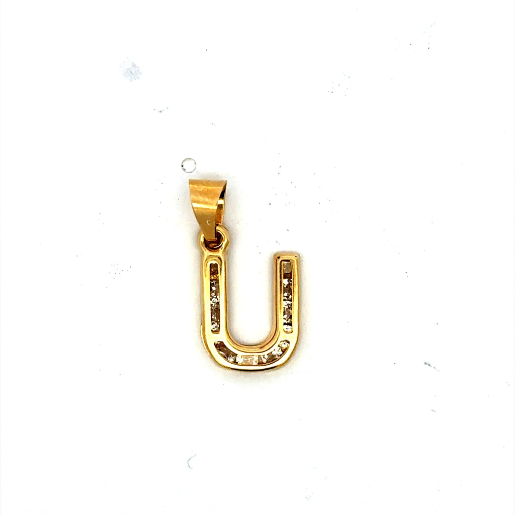 Pendant ’So Cute’ Initial U 20.5 10K
