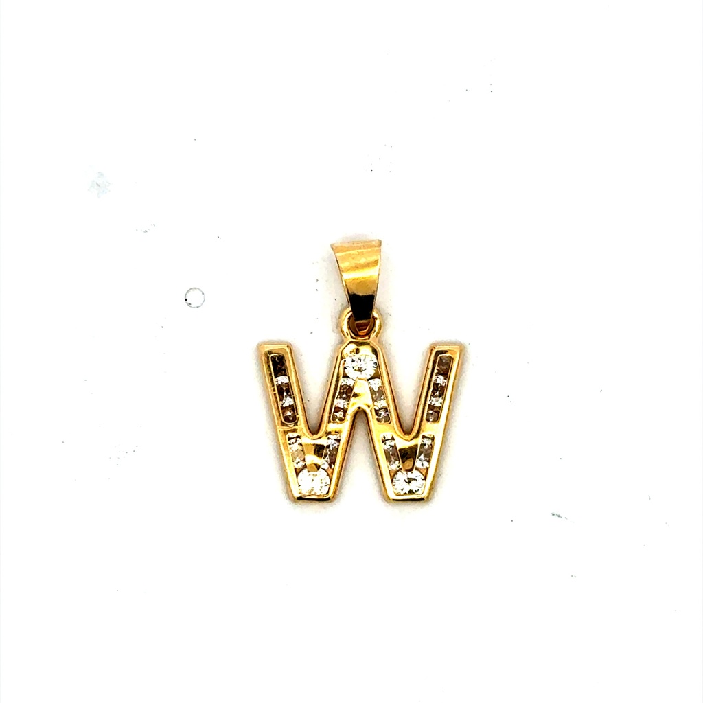 Pendant ’So Cute’ Initial W 20.5 10K
