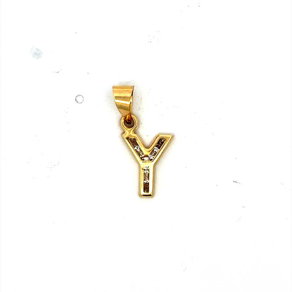Pendant ’So Cute’ Initial Y 20.5 10K