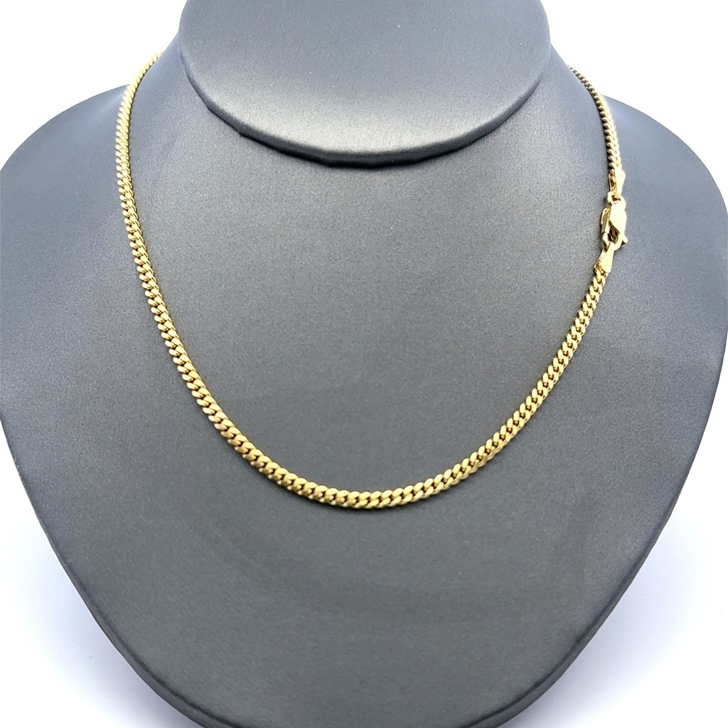 Chain Mini Cuban Link 2.5mm 24" 14K