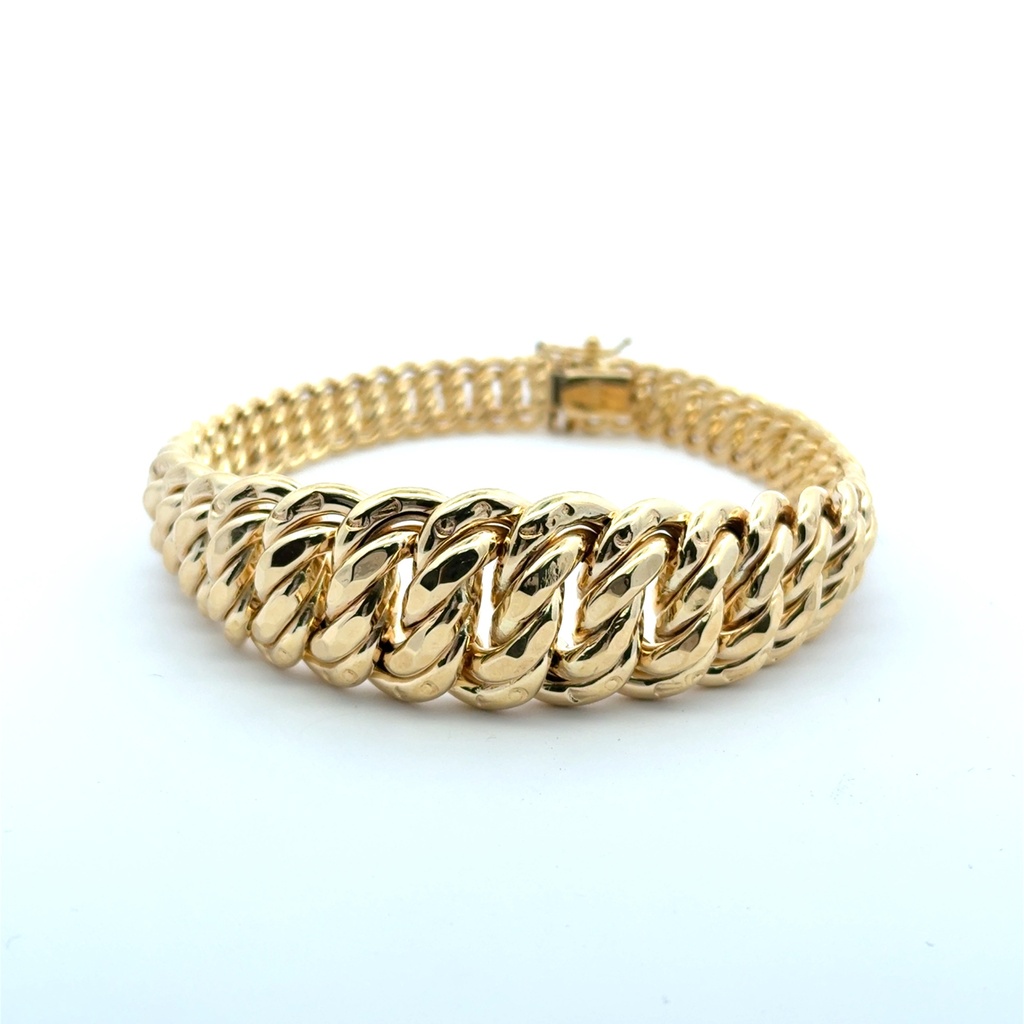 Bracelet Princess Cut 19.5mm 7.5" 10K