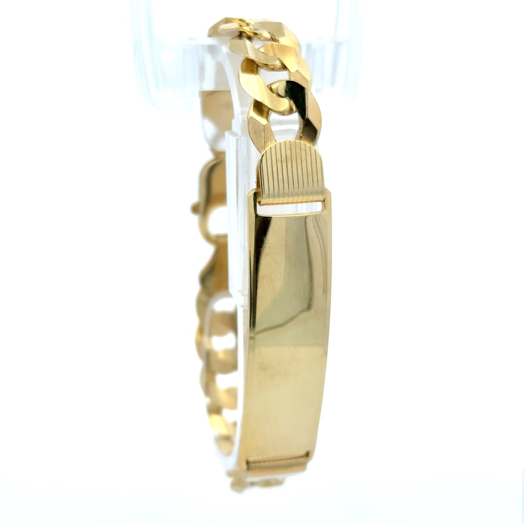 Bracelet ID Curb Link 11mm 8" 10K