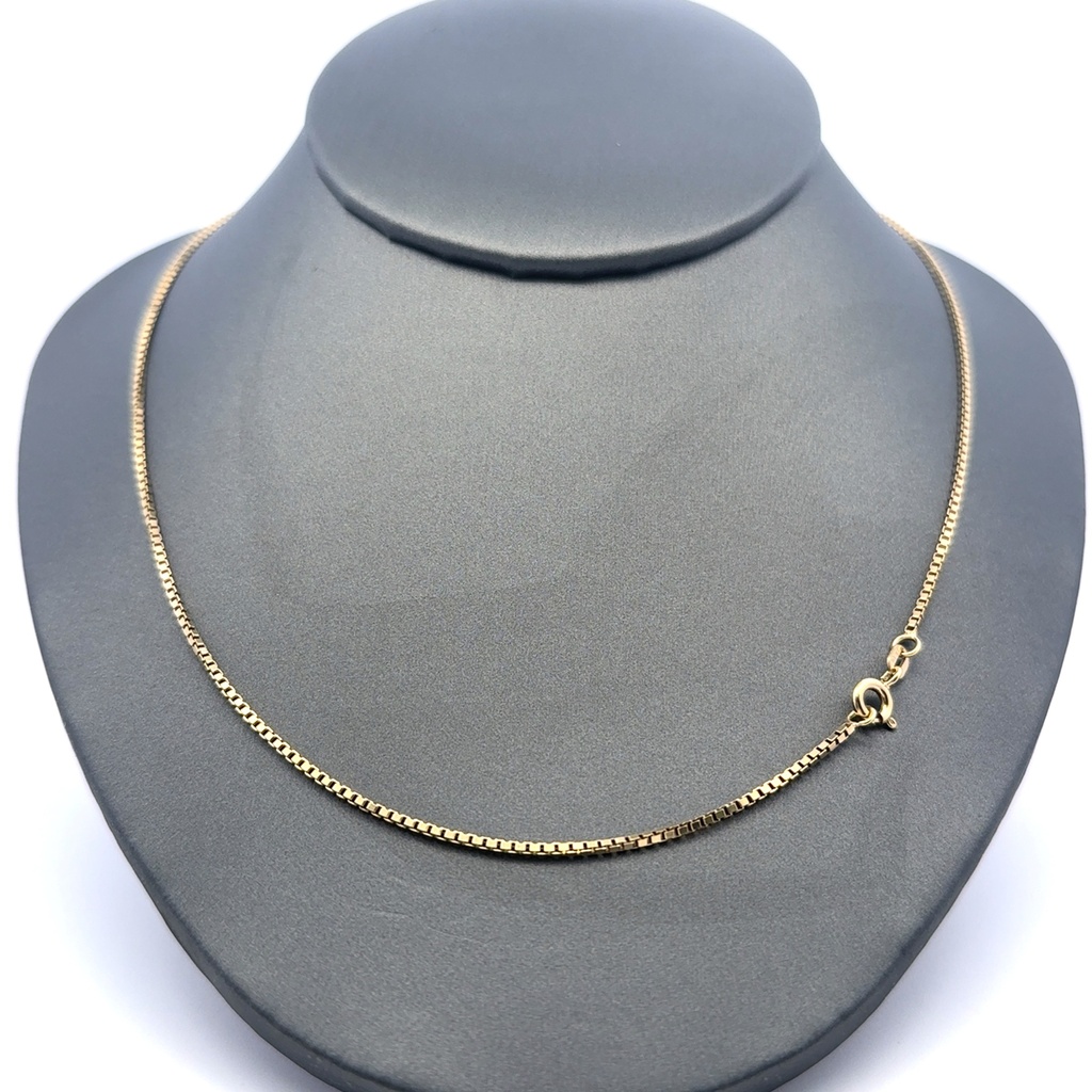 Chain Box Link 1mm 18" 10K