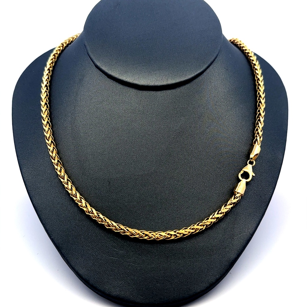 Chain Wheat Spiga Link 3.5mm 16" 10K