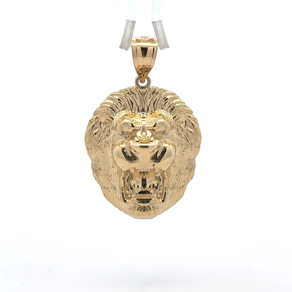 Pendant Roaring Lion Head 51 10K