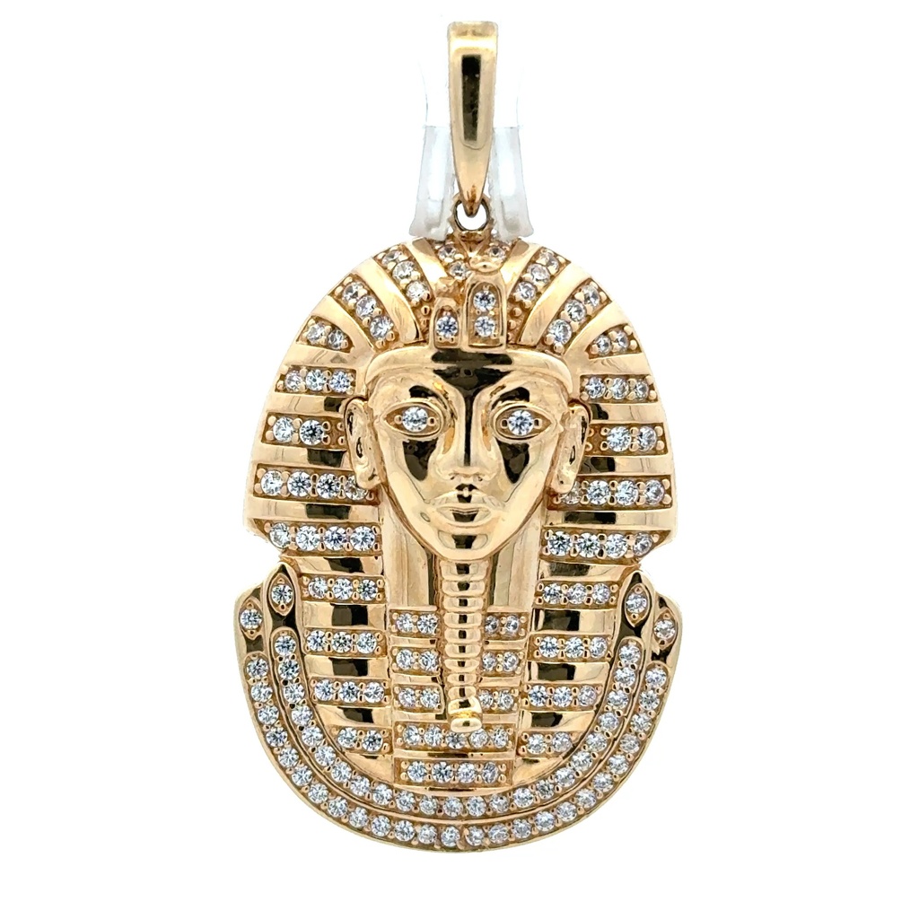 Pendant Great Royal Wife Bust with CZ 50.5 10K