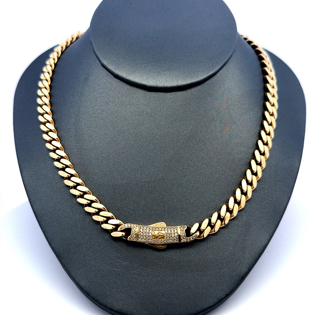 Chain Monaco 7mm 20" 14K