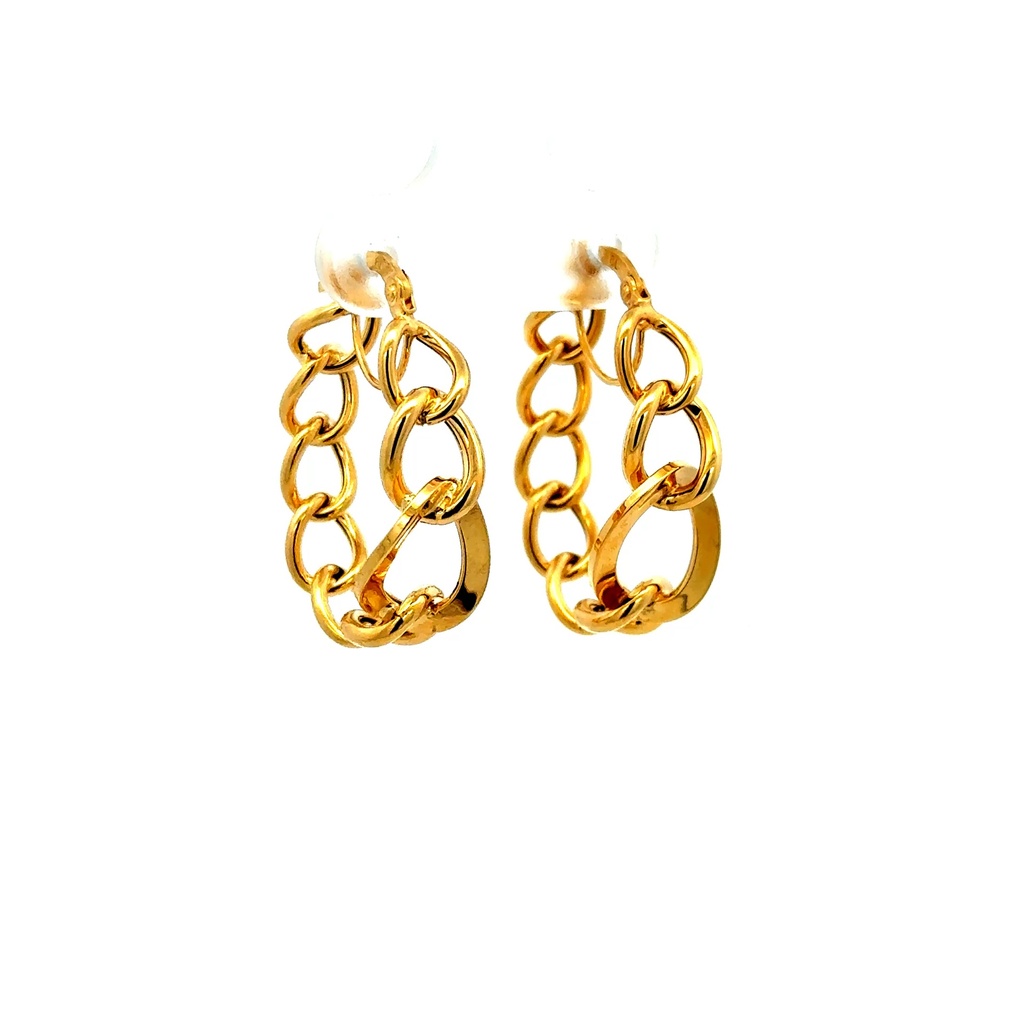Earrings Fancy Hoops 27.5 3mm 10K