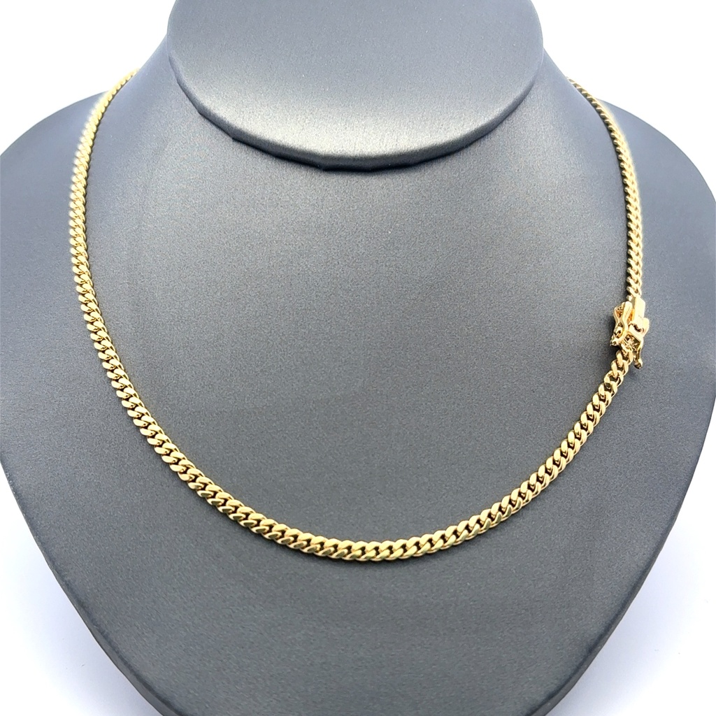 Chain Cuban Link 3mm 22" 10K