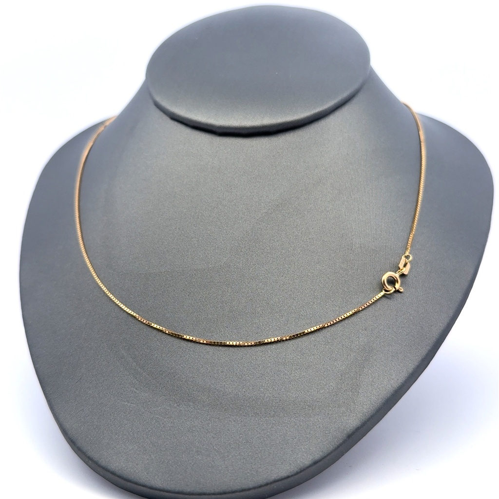Chain Box Link 0.5mm 18" 14K