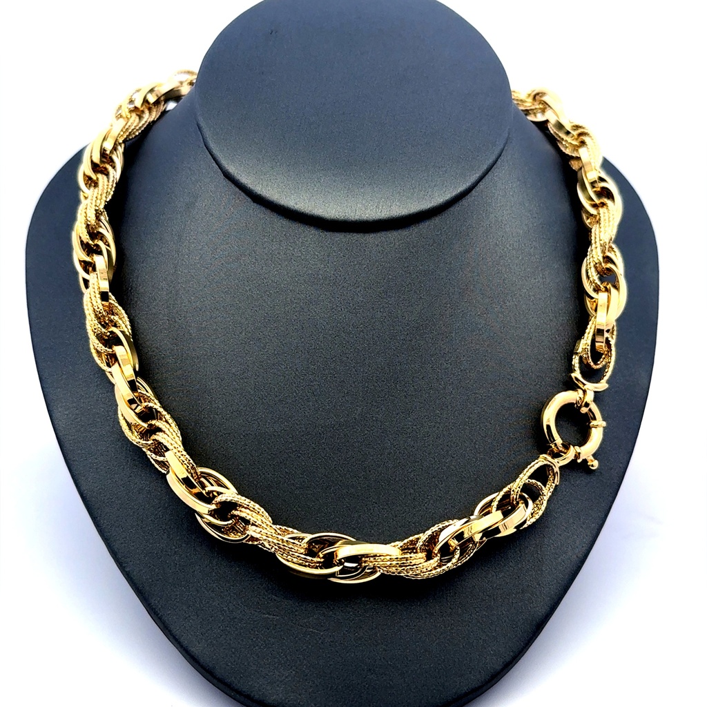 Necklaces Big Rope 8.5mm 20" 14K
