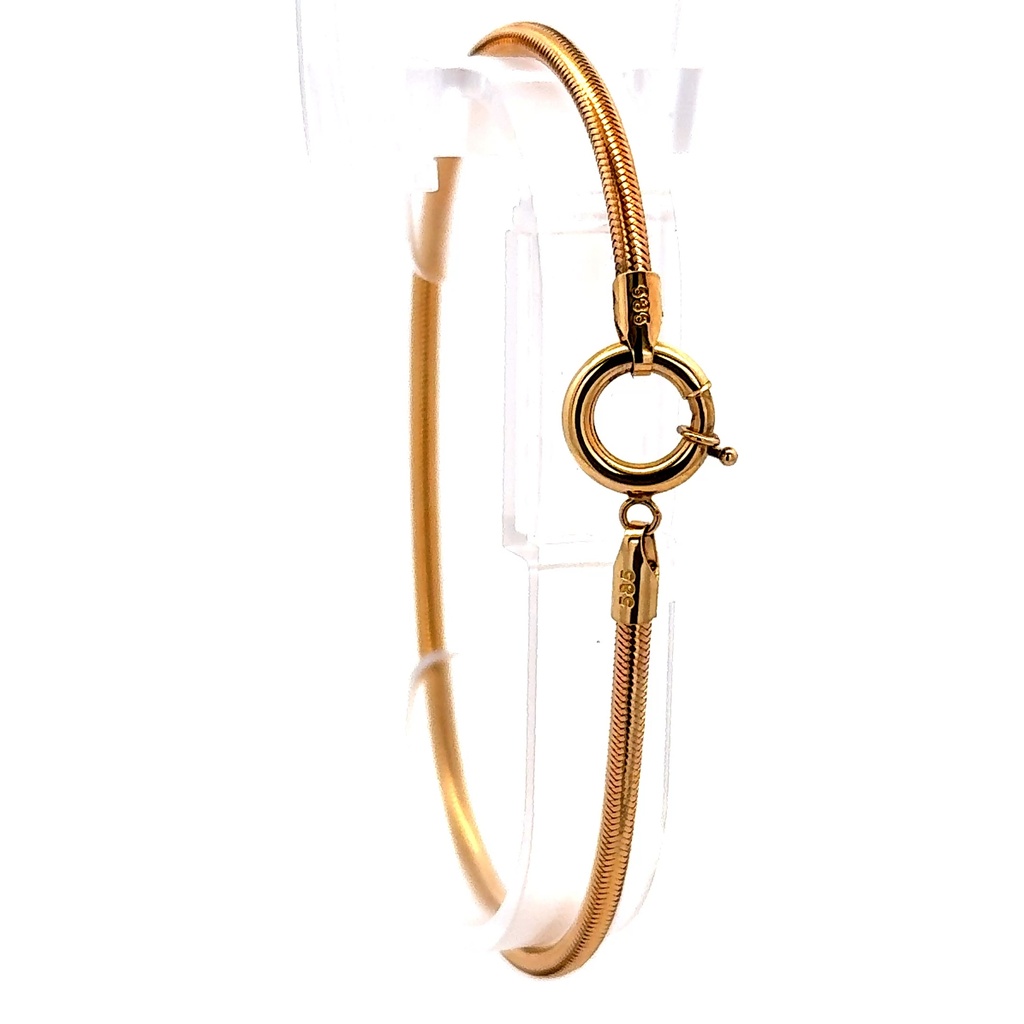 Bracelet Flexibull 3mm 7" 14K