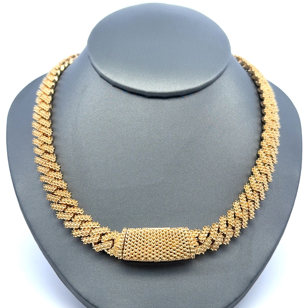 Chain Iced Cuban without Stones 10.5mm 22" 10K
