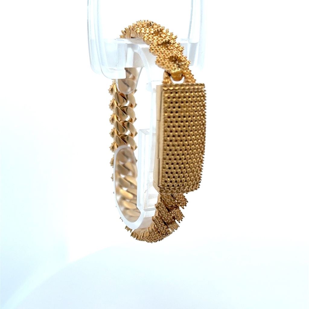 Bracelet Iced Cuban without Stones 11.5mm 8" 10K