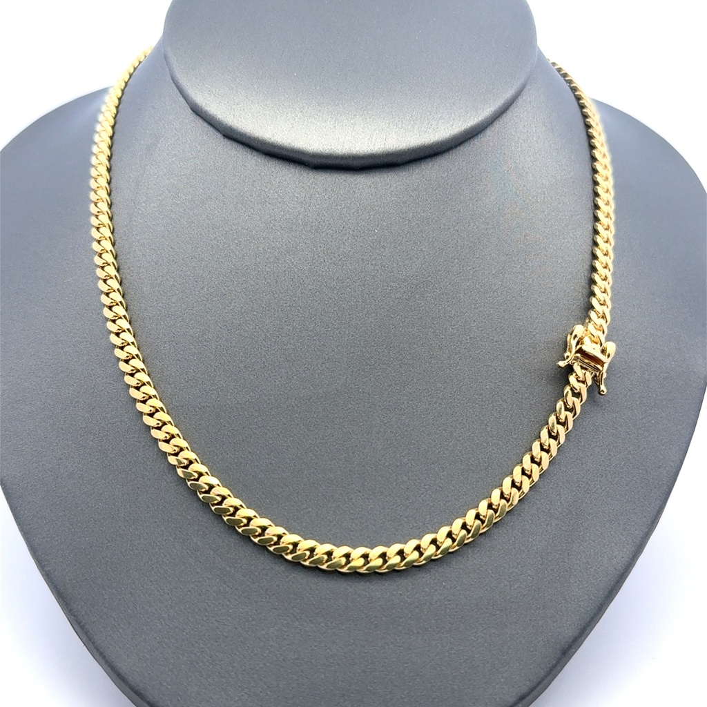 Chain Cuban Link 4mm 15.5" 10K