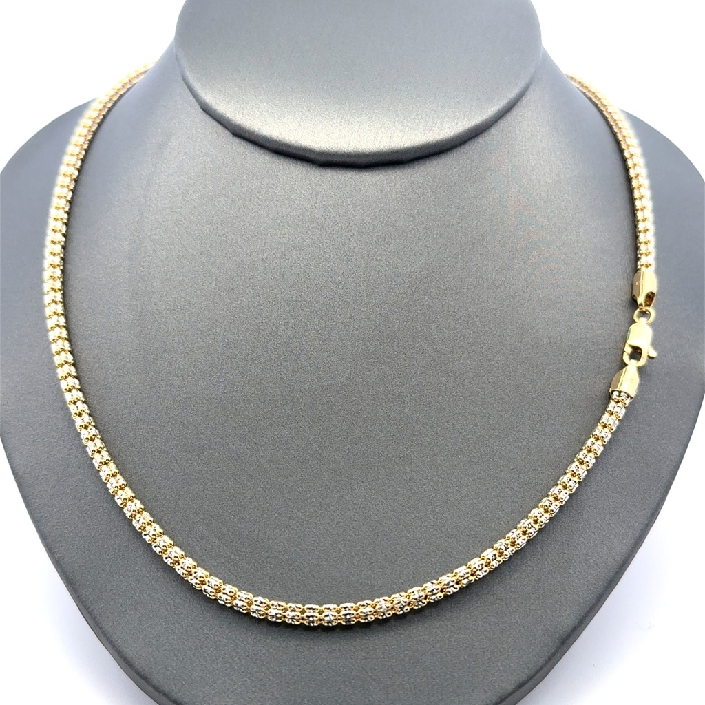 Chain Iced 3mm 16" 14K