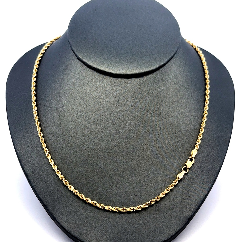 Chain Solid Rope 2.5mm 26" 14K