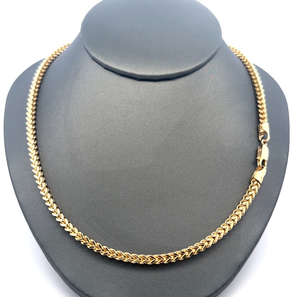 Chain Hollow Franco  3.5mm 26" 10K