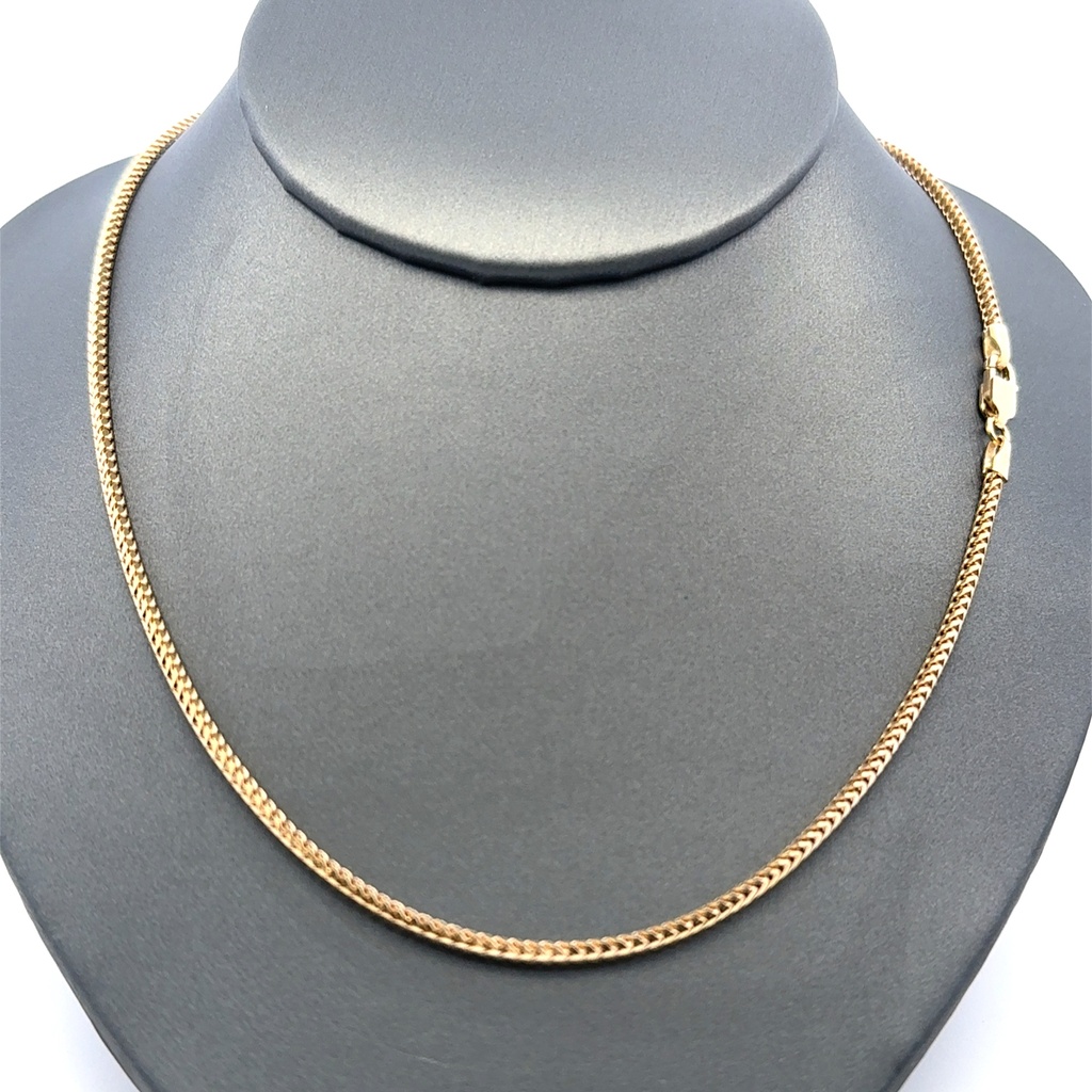 Chain Solid Franco 2mm 22" 10K