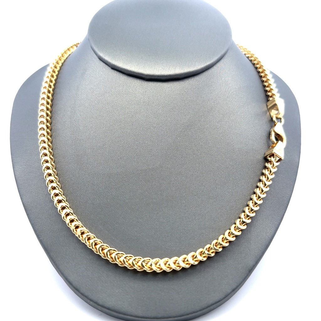 Chain Hollow Franco  4.5mm 24" 10K