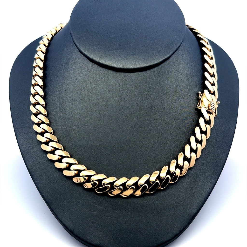 Chain Hollow Cuban 10mm 25" 10K