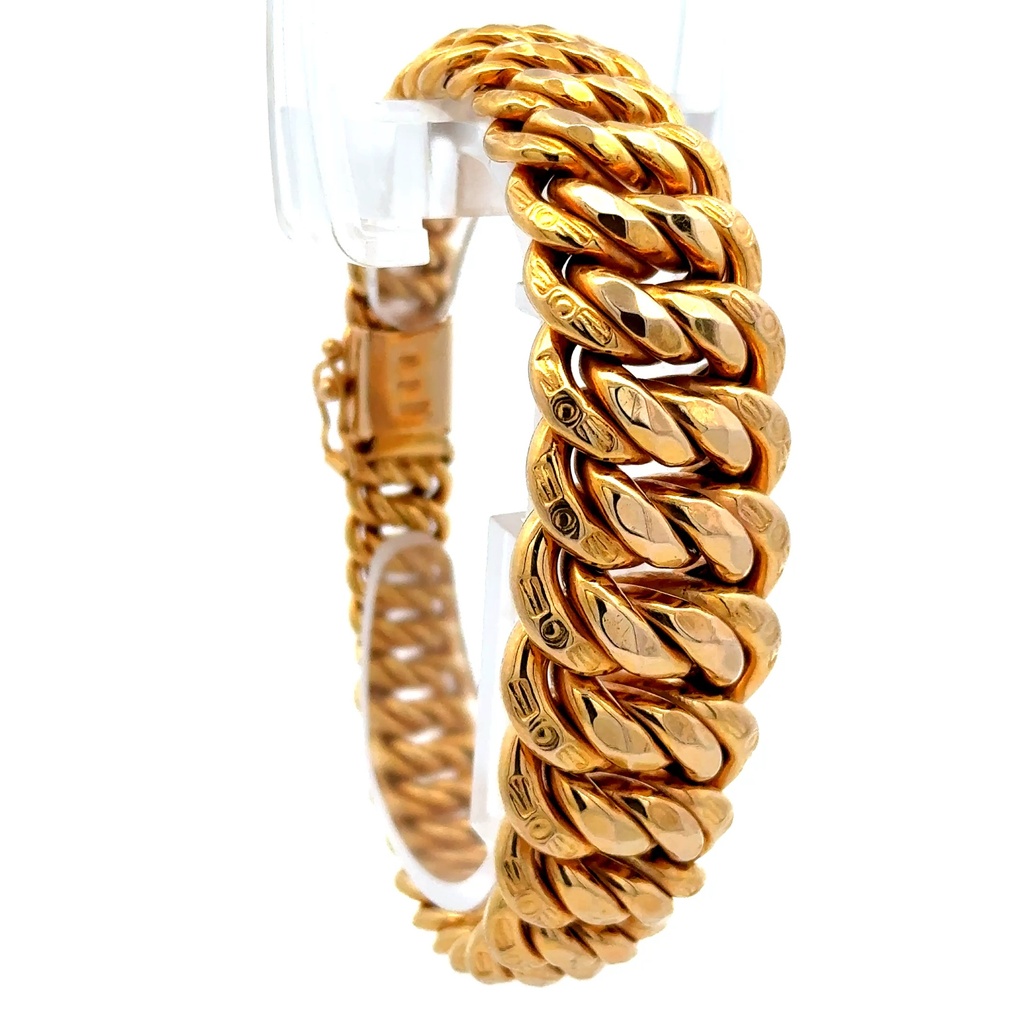 Bracelet Princess Cut 21.5mm 7.5" 10K