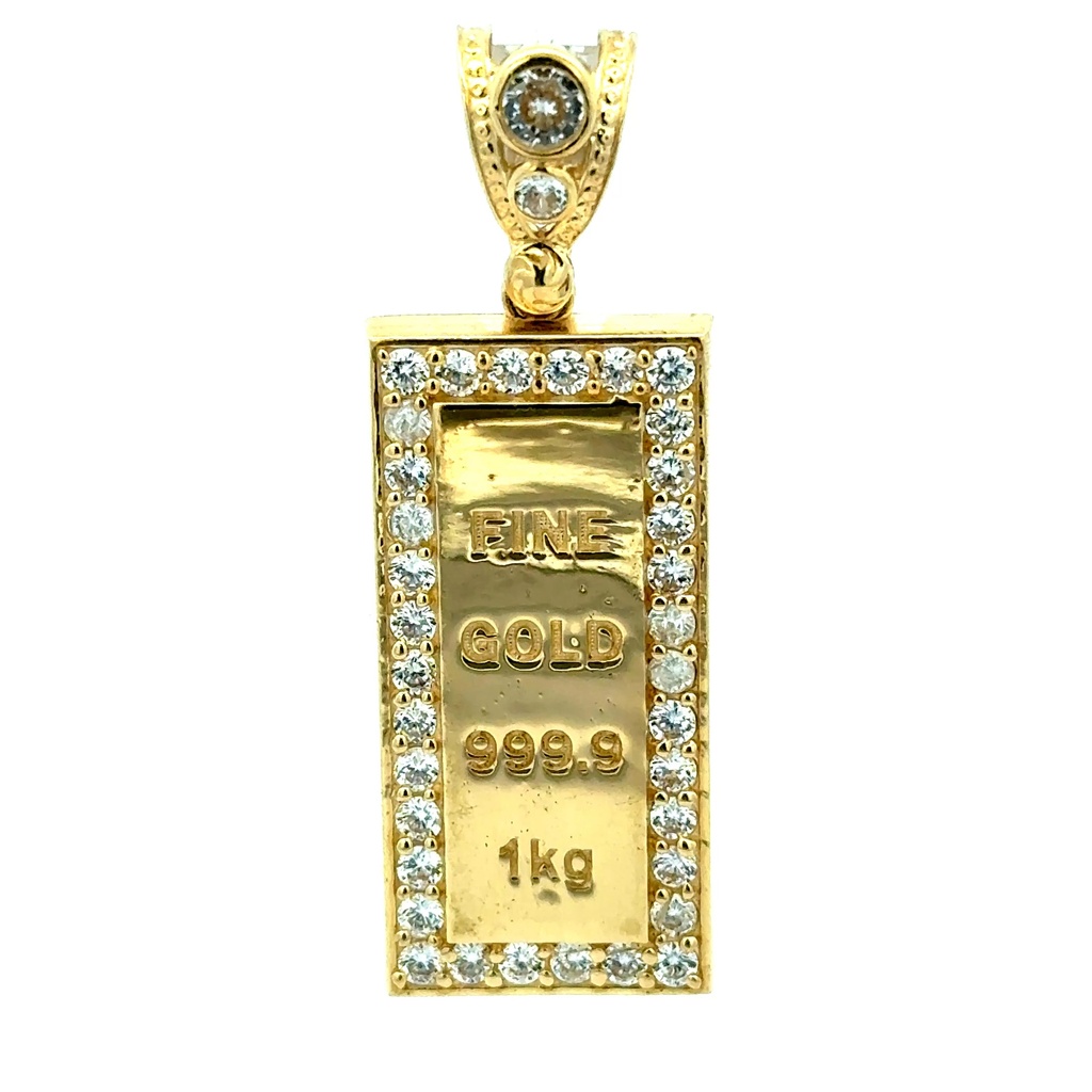 Pendant 'Fine Gold 999.9' Style 47 14K