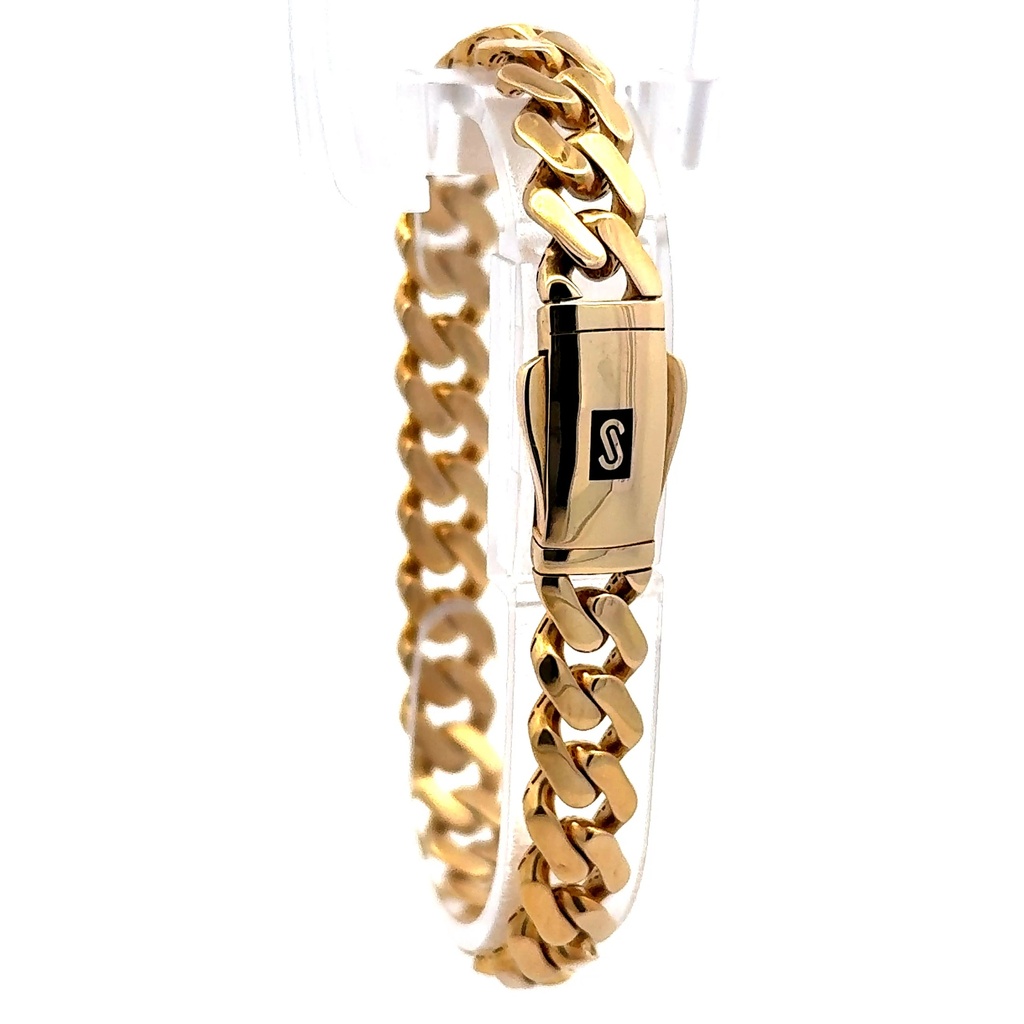 Bracelet Monaco 9mm 8" 10K