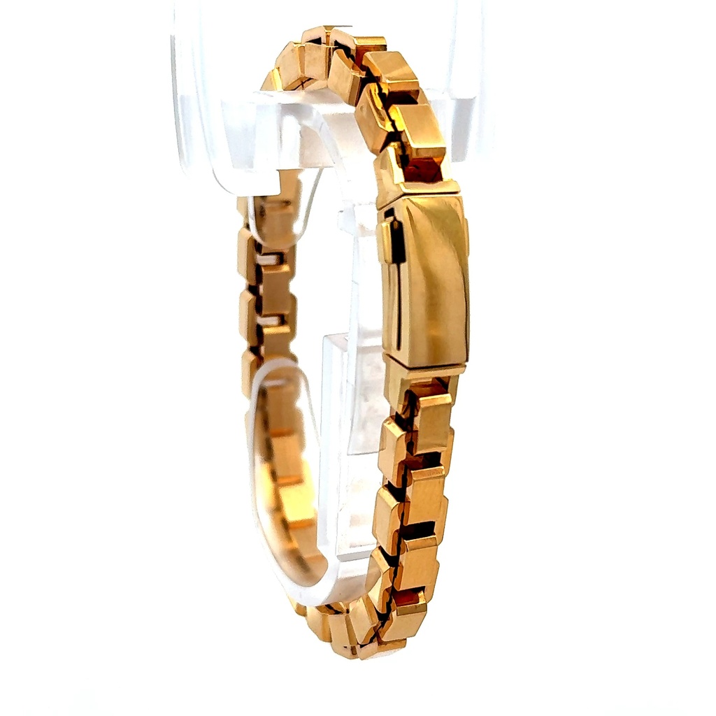 Bracelet Big Box Link 7mm 7.5" 14K