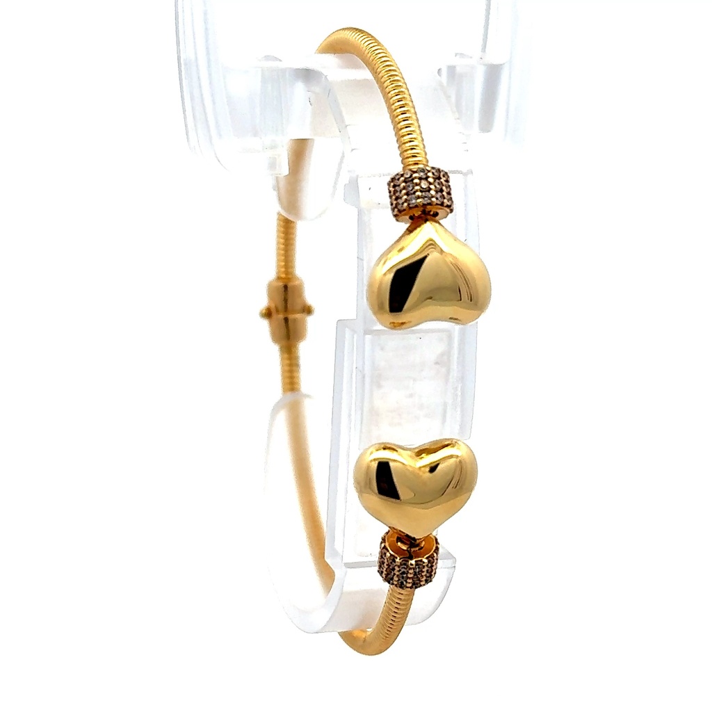 Bangle Threaded Pipe 17 2.5mm 14K